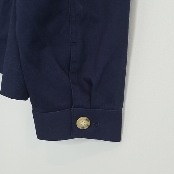 Appleseeds navy blue button jacket blazer Large - Picture 6 of 10